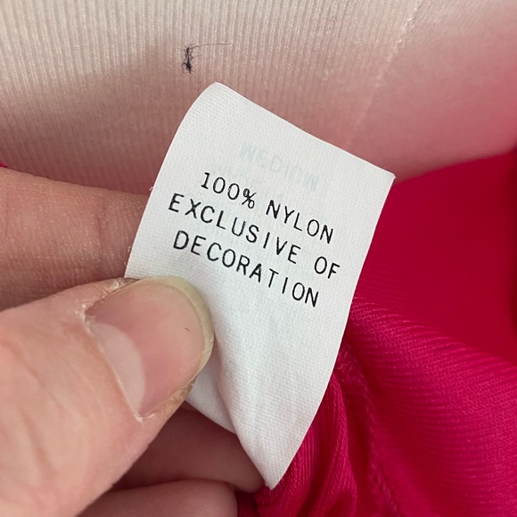 Vtg Pink Long Plunge V-Neck Empire Waist Flowy Elegant Luxurious Slip Dress Sz M - Picture 9 of 9